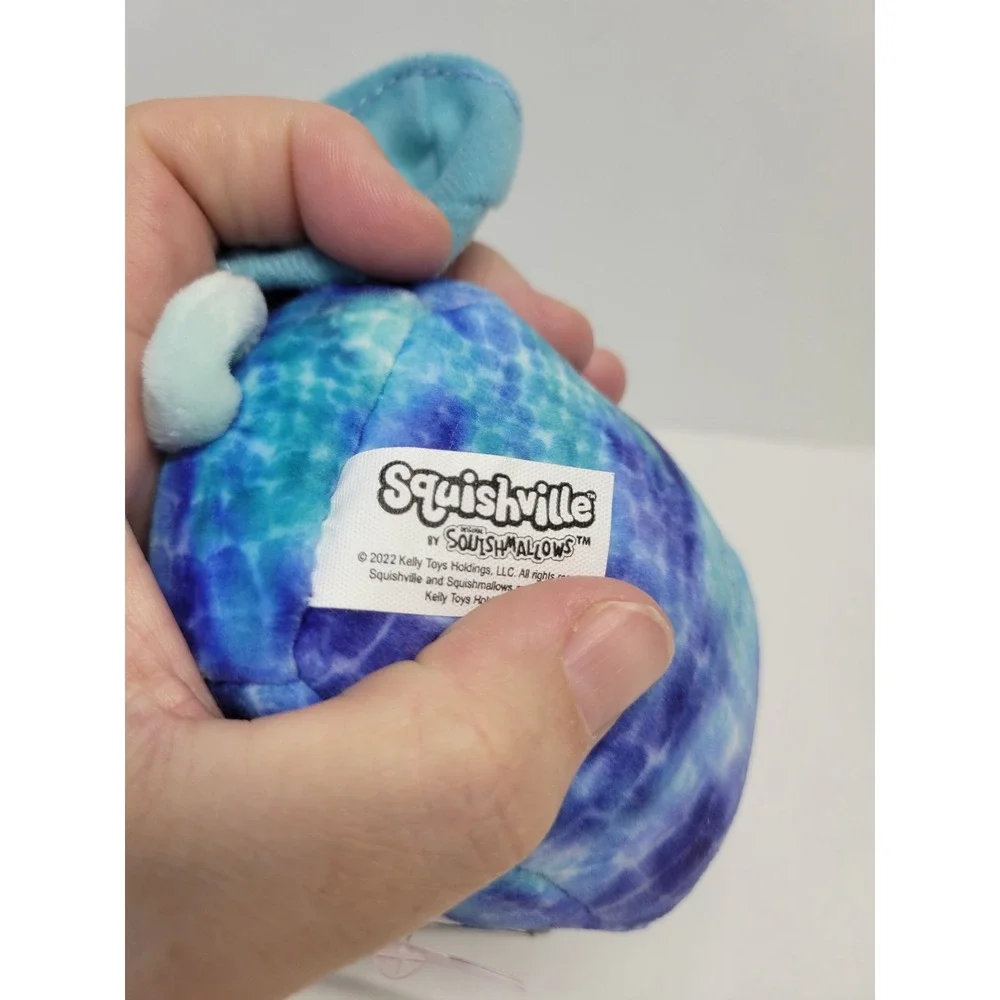 Squishville by Squishmallows Blue‎ Tie Dye Plush Car Mystery Accessory Series 9
